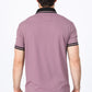 Mens Modern Fit Stretch Cotton Salmon Polo