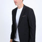 Mens Modern Fit Stretch Date Night Black Blazer