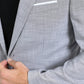 Mens Modern Fit Stretch Date Night Grey Blazer