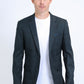 Mens Modern Fit Stretch Date Night Green Blazer