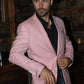 Mens Modern Fit Stretch Date Night Pink Blazer