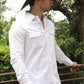 Men's Modern Fit Solid White Dress Shirt