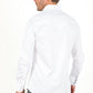 Men's Modern Fit Solid White Dress Shirt