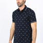 Mens Cotton Printed Polo Shirt