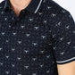 Mens Cotton Printed Polo Shirt