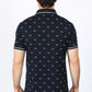 Mens Cotton Printed Polo Shirt