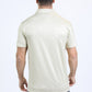 Mens Performance Fabric Modern Fit Stretch Aztec Print Beige Polo