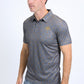 Mens Performance Fabric Print Slate Polo