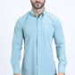 Men's Performance Long Sleeve Blue Shirt