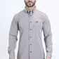 Men's Performance Long Sleeve Grey Shirt