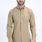 Men's Performance Long Sleeve Khaki Shirt