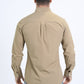 Men's Performance Long Sleeve Khaki Shirt