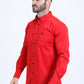 Men's Performance Long Sleeve Red Shirt