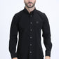 Men's Performance Long Sleeve Black Shirt