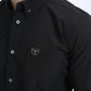 Men's Performance Long Sleeve Black Shirt