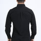 Men's Performance Long Sleeve Black Shirt