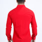 Men's Performance Western Long Sleeve Red Shirt