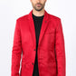 Men's Double Button Red Blazer