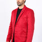 Men's Double Button Red Blazer