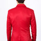 Men's Double Button Red Blazer