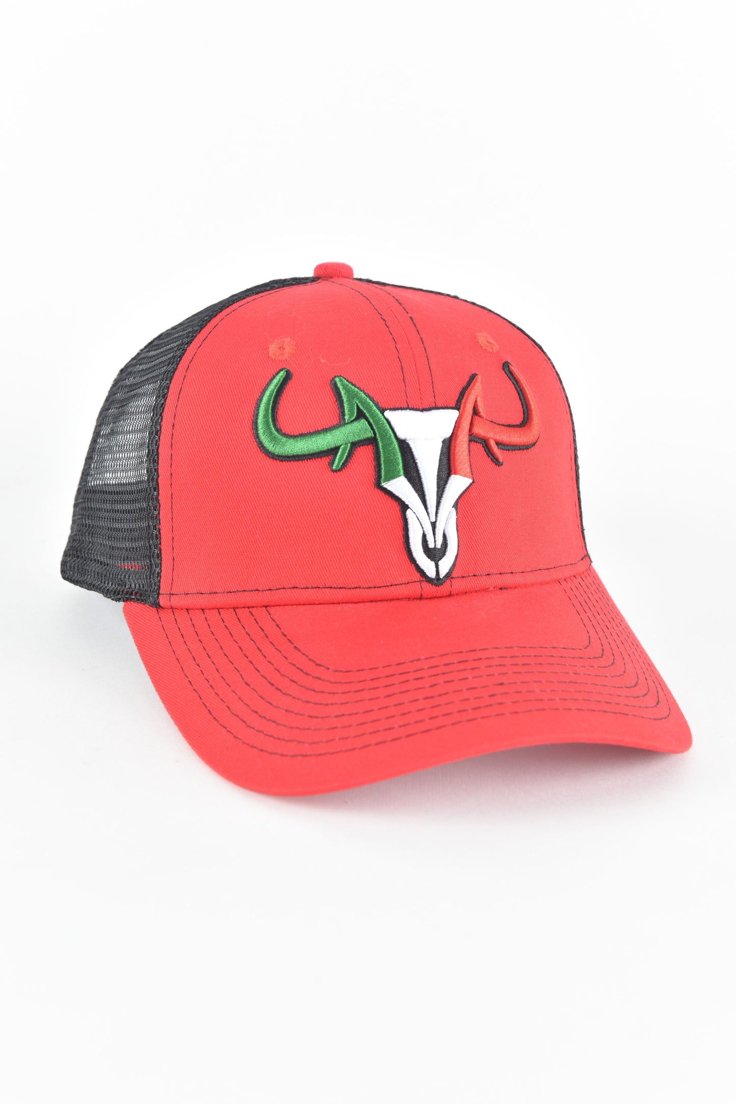 Mens MEXICO 3D Logo Baseball Cap - Red