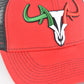 Mens MEXICO 3D Logo Baseball Cap - Red