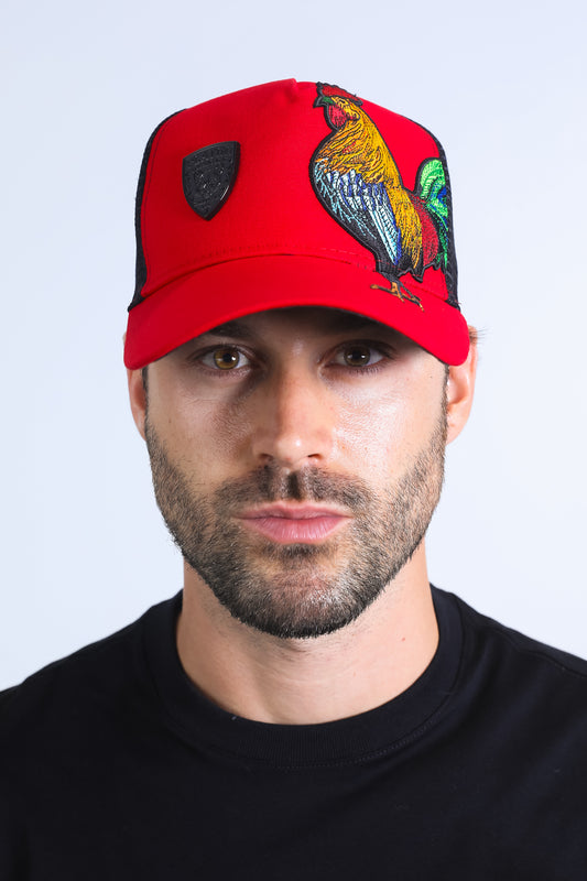 Men's Rooster Crest Cap - Red