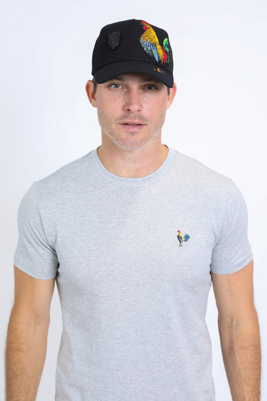 Men's Rooster Crest Cap - Black