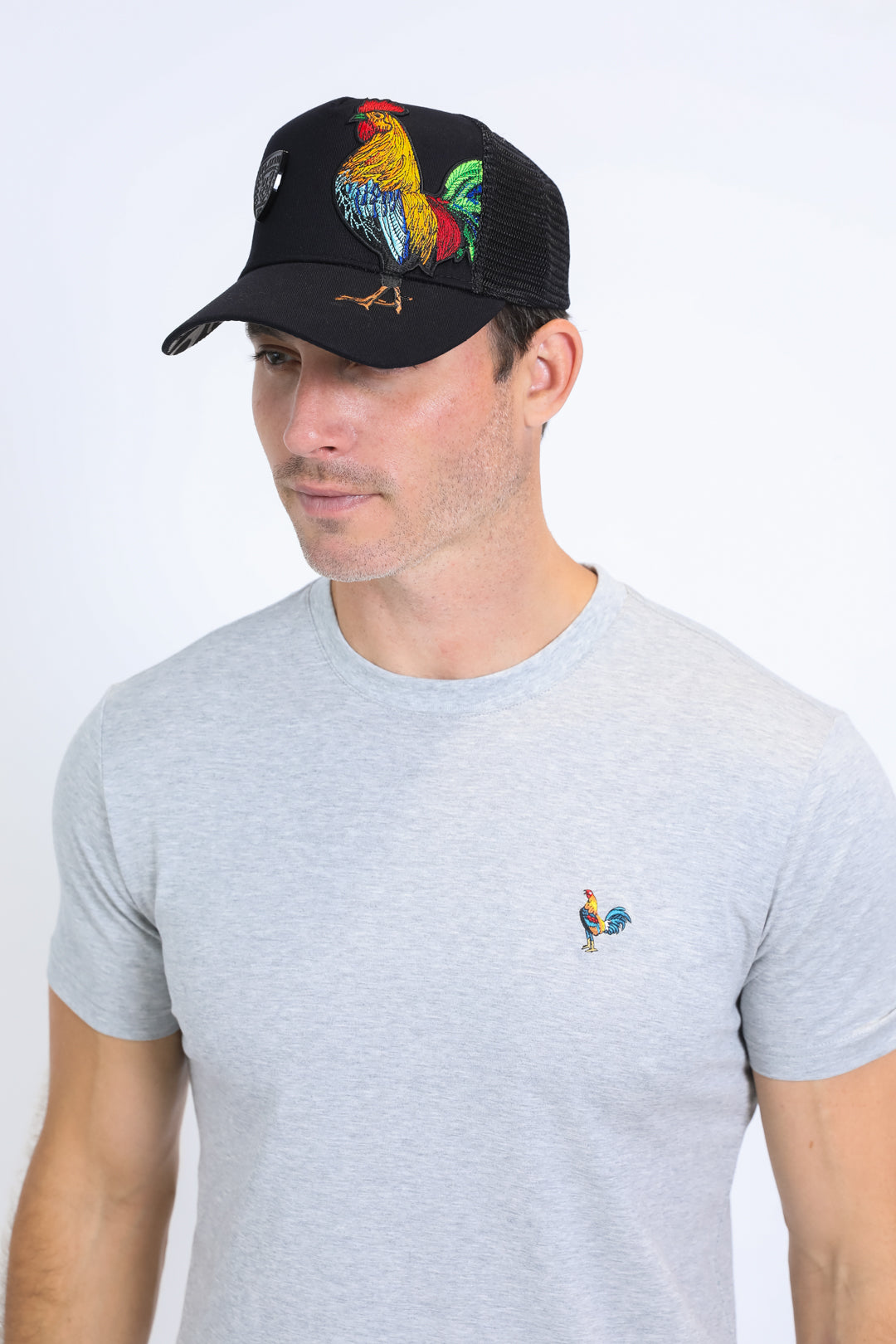 Men's Rooster Crest Cap - Black