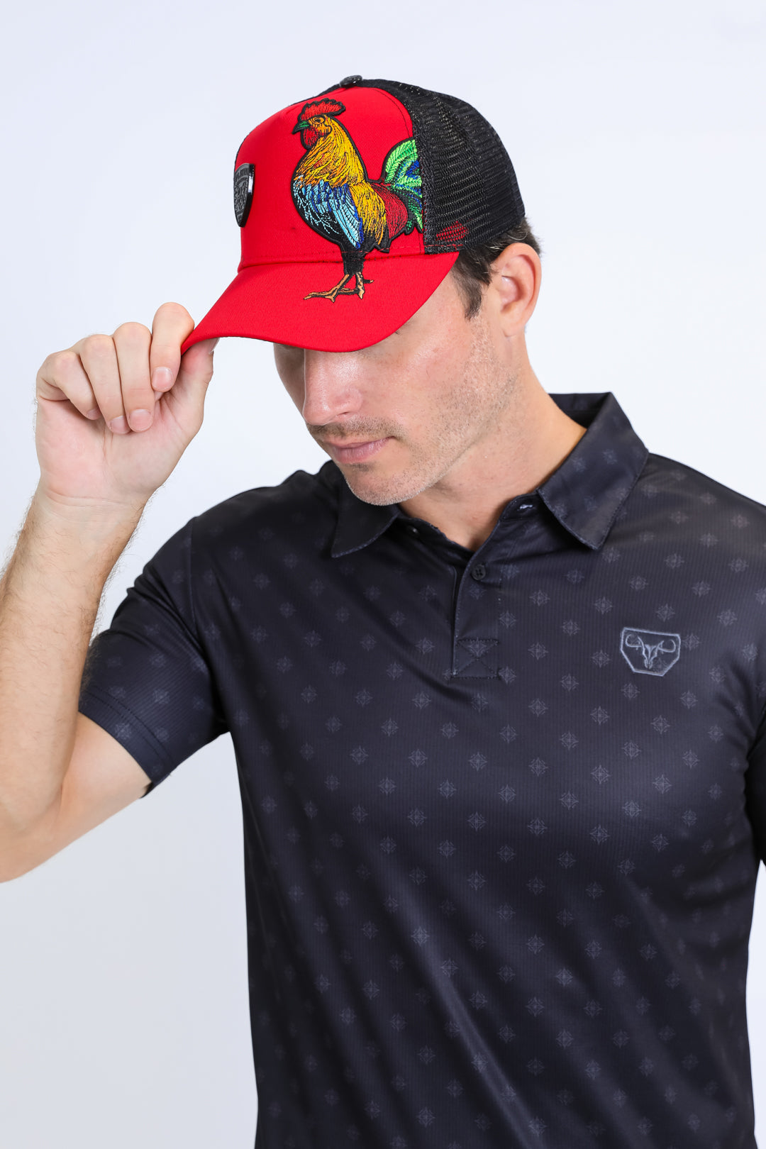 Men's Rooster Crest Cap - Red