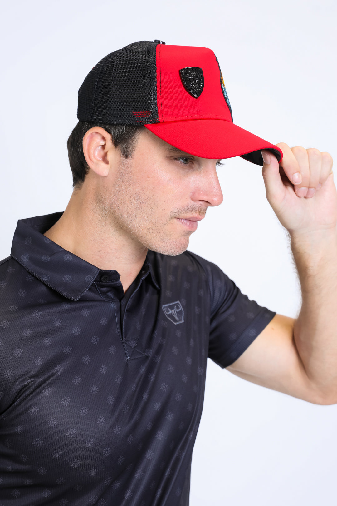 Men's Rooster Crest Cap - Red