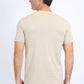 Men's Rooster Logo Cotton Beige T-Shirt