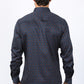 Mens Satin Cotton Modern Fit Navy Long Sleeve Shirt