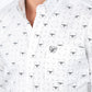 Mens Satin Cotton Modern Fit White Long Sleeve Shirt