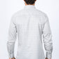 Mens Satin Cotton Modern Fit White Long Sleeve Shirt