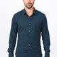 Men’s Modern Fit Stretch Dress Shirt - Teal