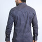 Mens Western Modern Fit Cotton/Spandex Long Sleeve Charcoal Shirt with Snaps