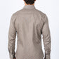 Mens Western Modern Fit Mink Long Sleeve Shirt with Snaps