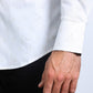 Mens Western Modern Fit Cotton/Spandex Long Sleeve White Shirt with Snaps