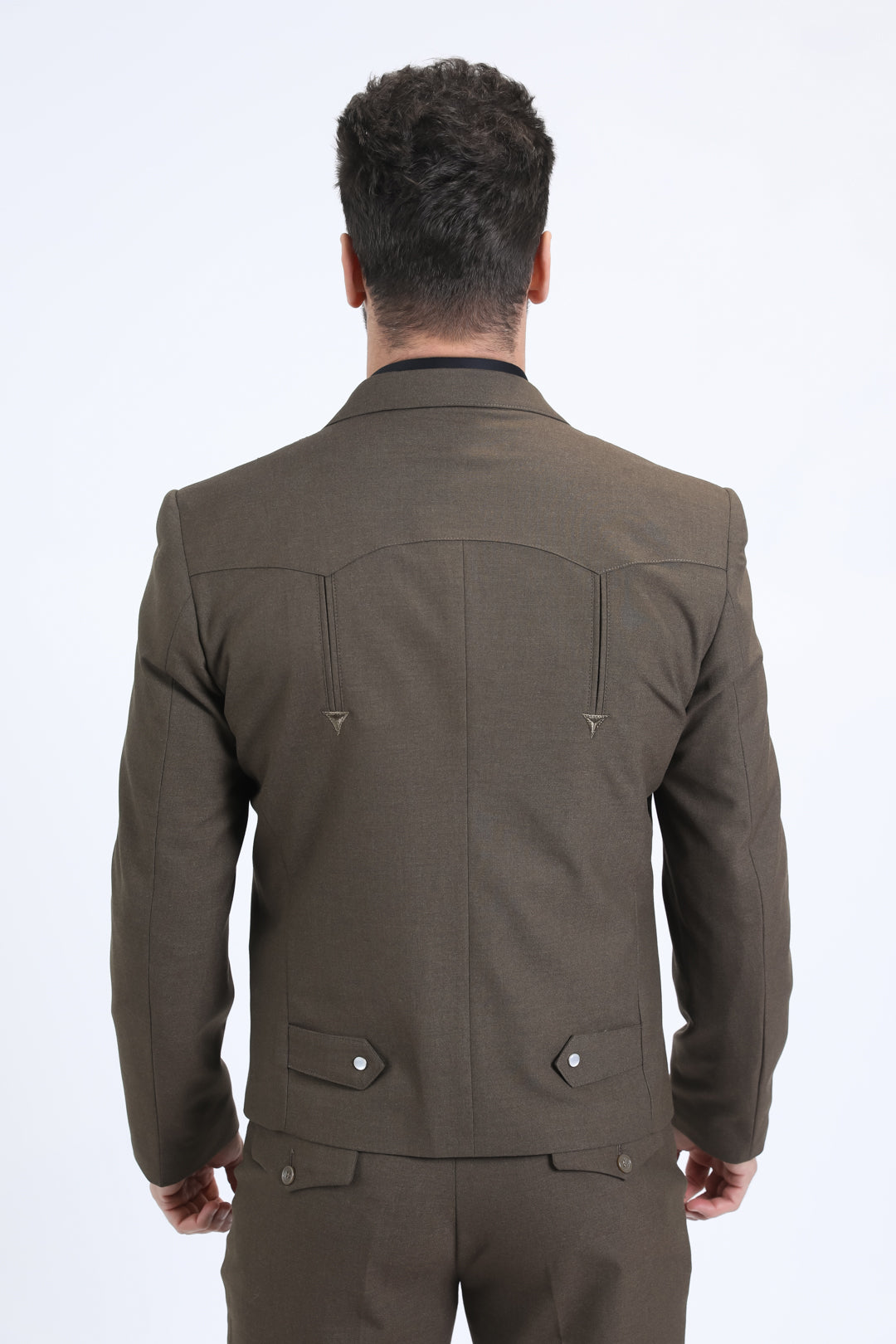 Men's Western Sport Brown Suit