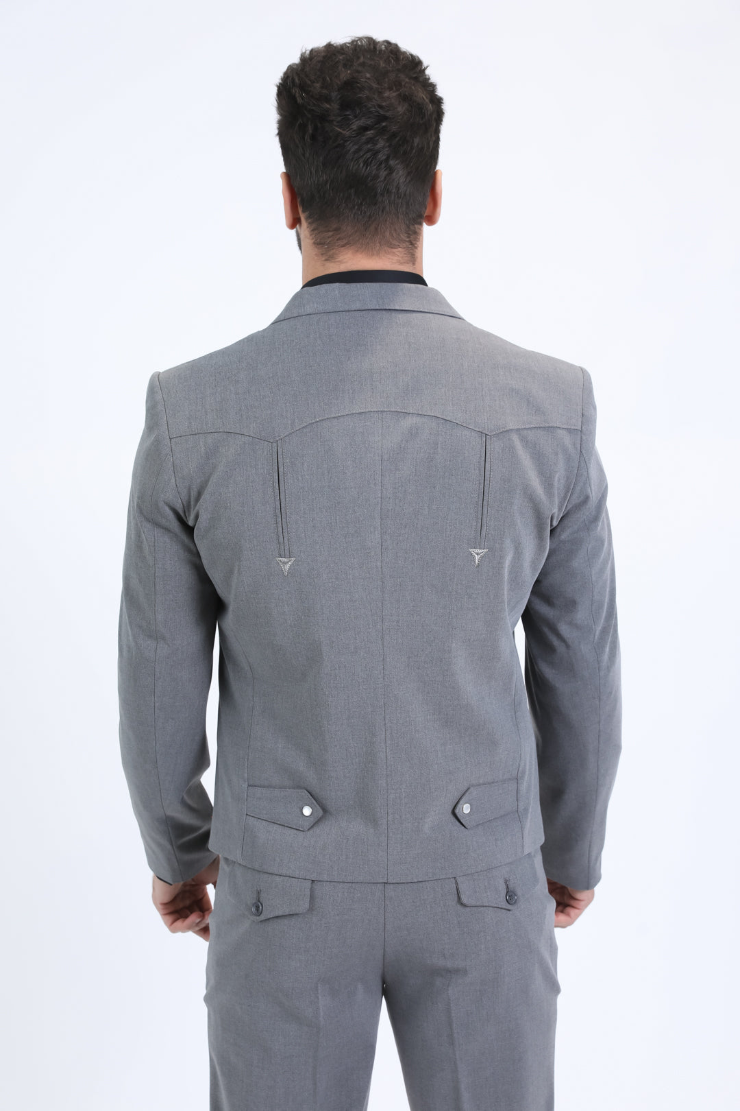 Men's Western Sport Grey Suit