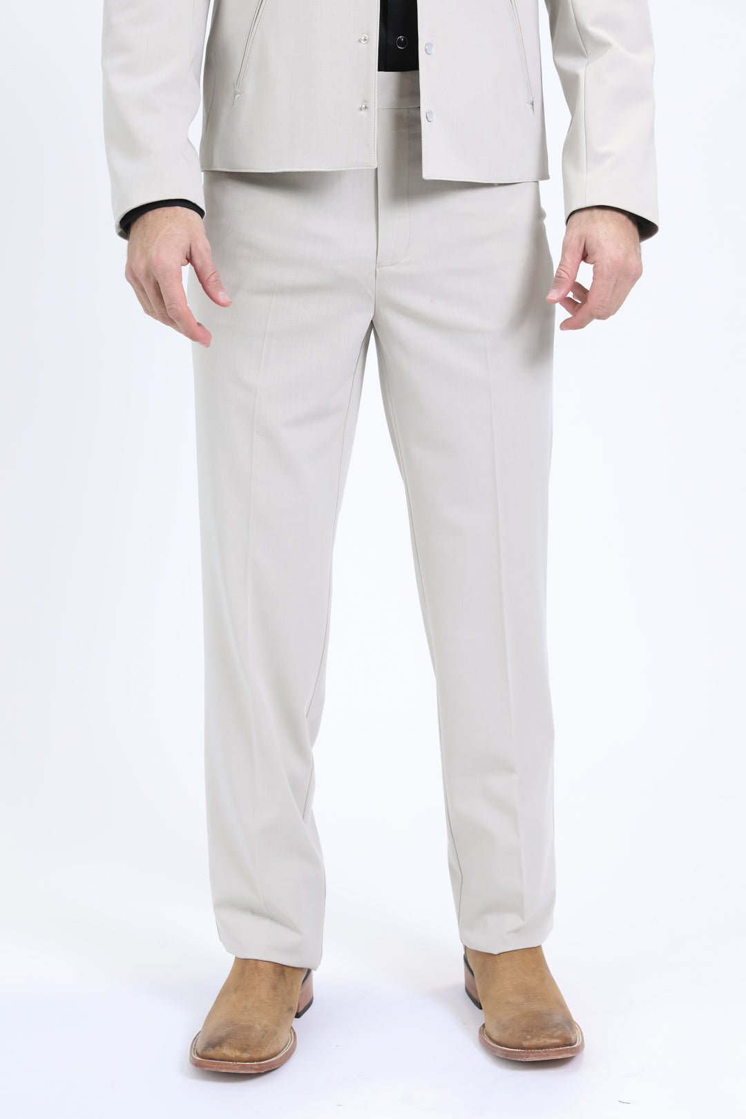 Men's Western Sport White Suit