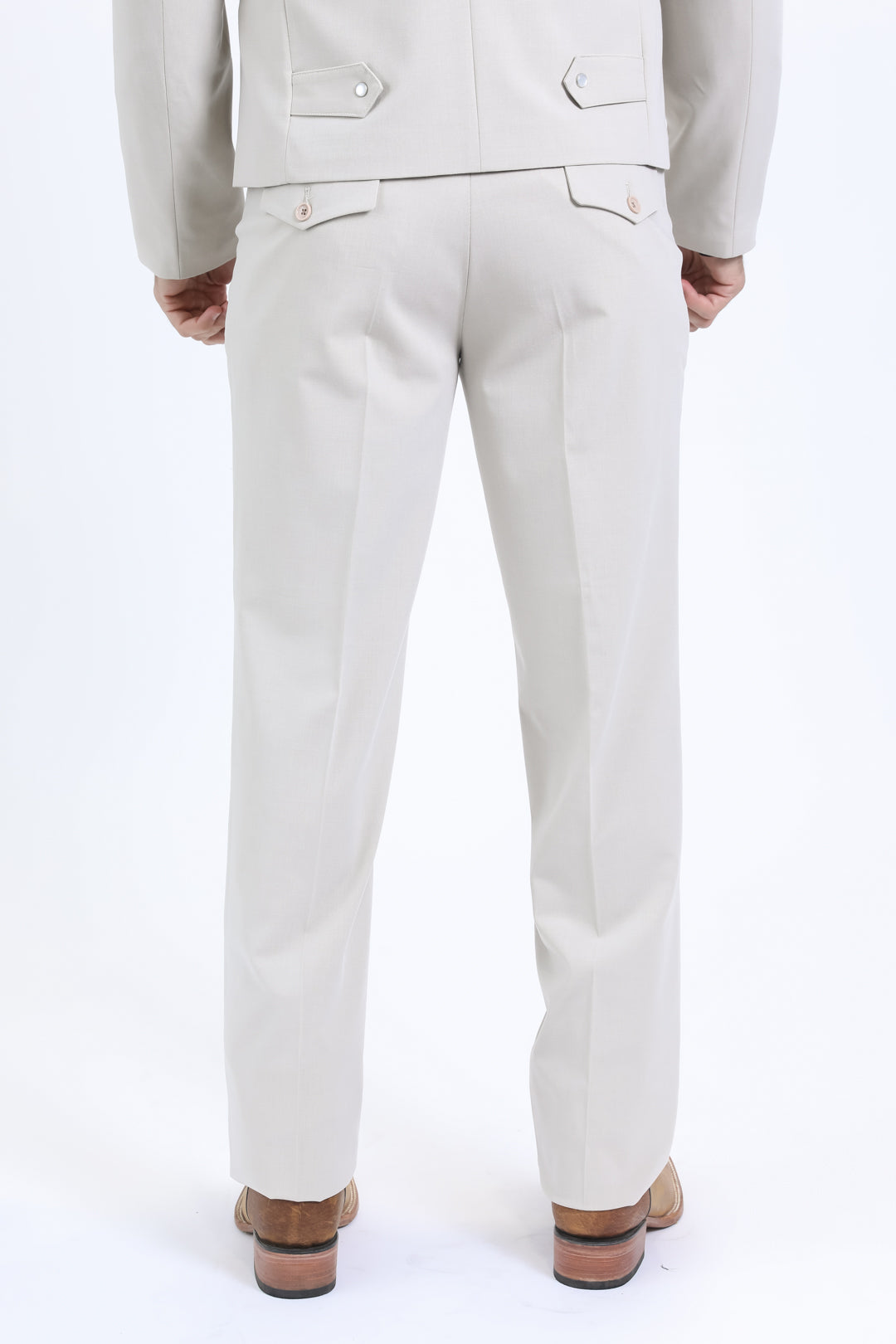 Men's Western Sport White Suit