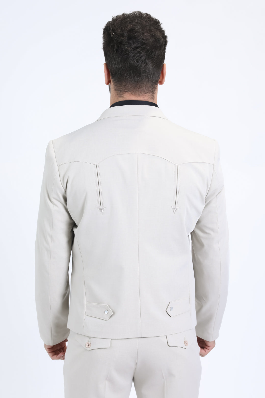 Men's Western Sport White Suit