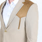 Men's Western Suit Sport Coat with Suede Yokes and Elbow Patches