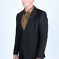 Men's Western Suit Sport Coat with Suede Yokes and Elbow Patches