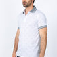 Mens Cotton Printed Polo Shirt