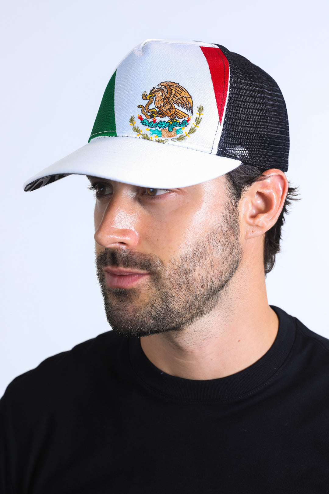 Men's Mexican Pride Baseball Cap - White