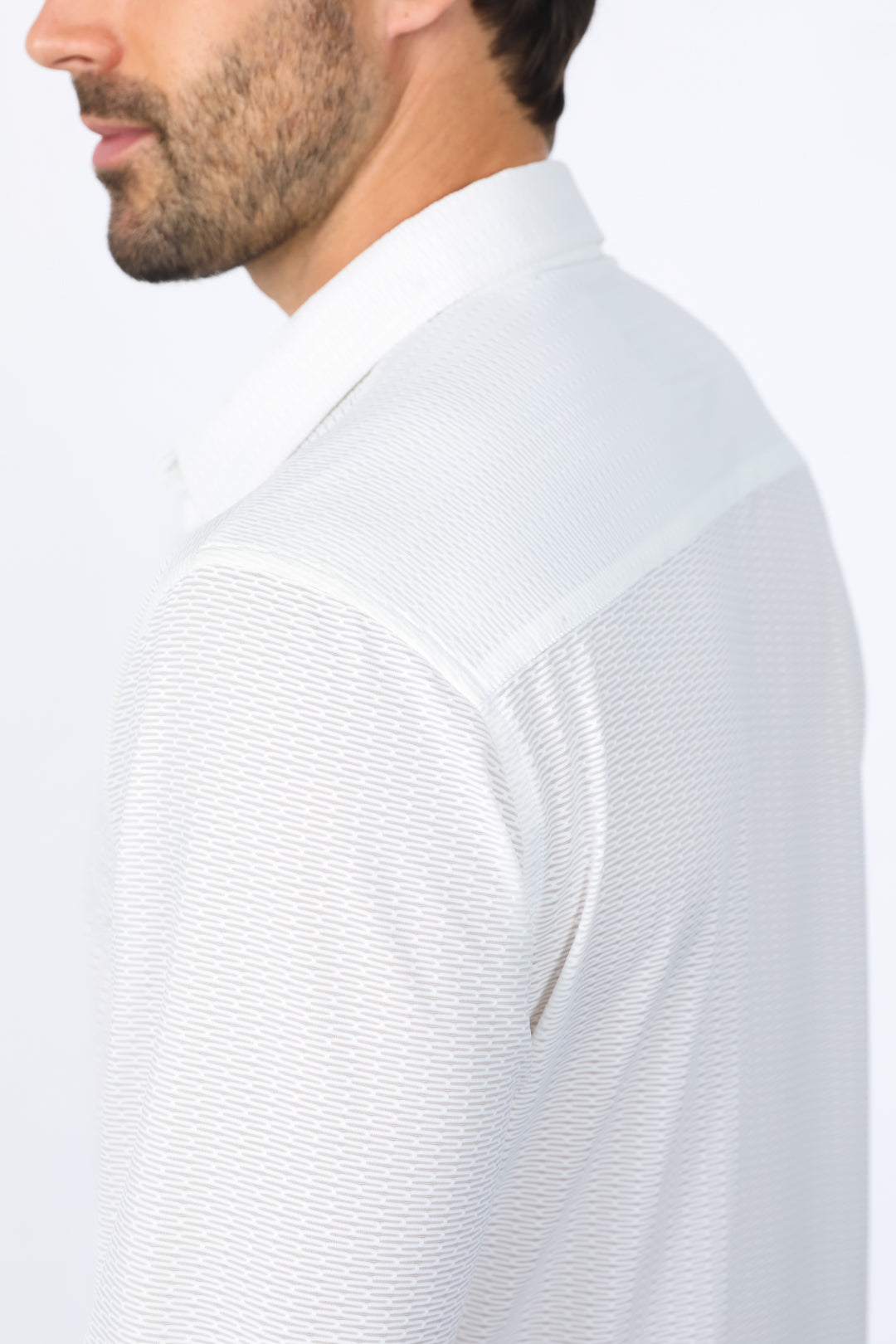 Men’s Modern Fit Stretch Dress Shirt - White