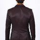 Men's Double Button Wine Blazer